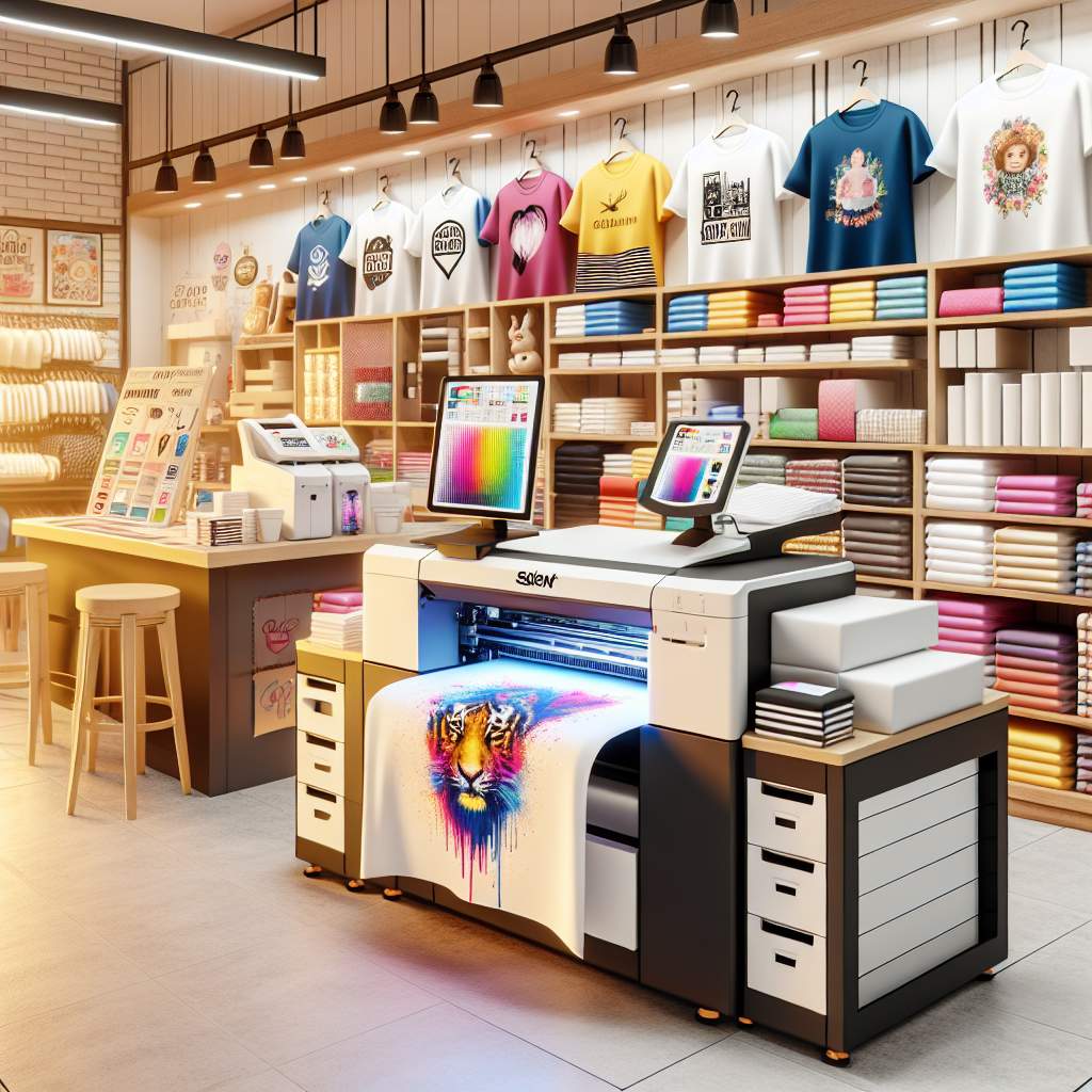 Local businesses branding workwear with vibrant DTG printed logos and graphics