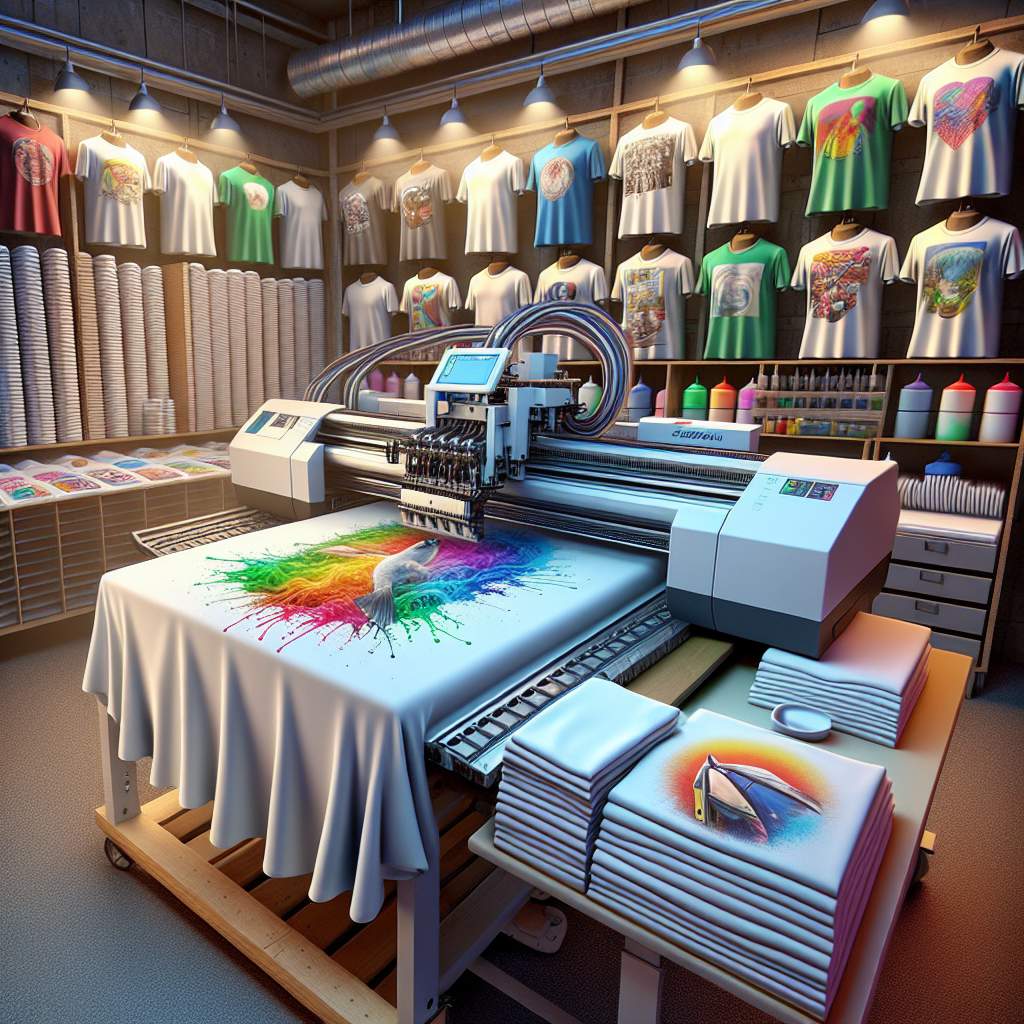 Sports teams releasing custom fan gear through localized DTG printing hubs