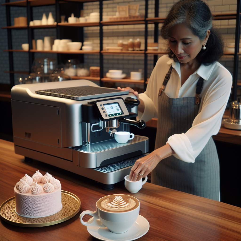 Political events using printed coffee designs to promote campaign branding