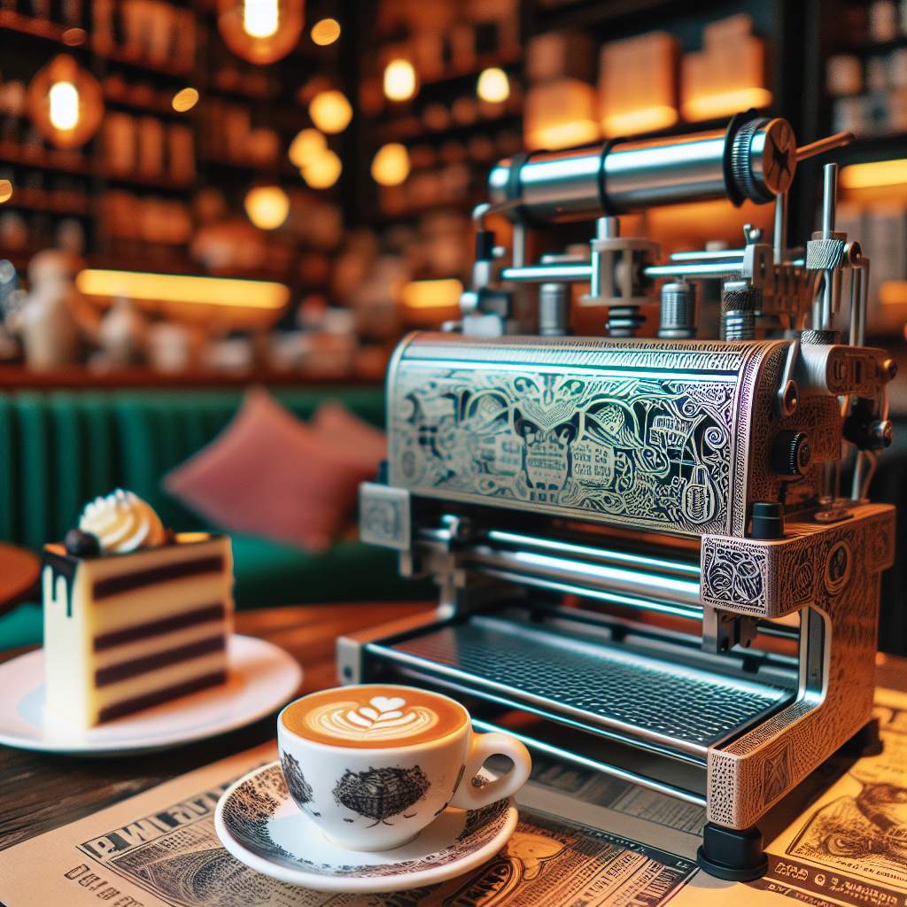 Wedding planners offering custom latte art printing for unforgettable receptions