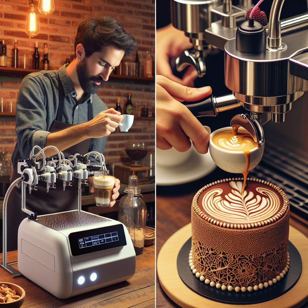 Travel lounges entertaining guests with destination-themed coffee foam prints