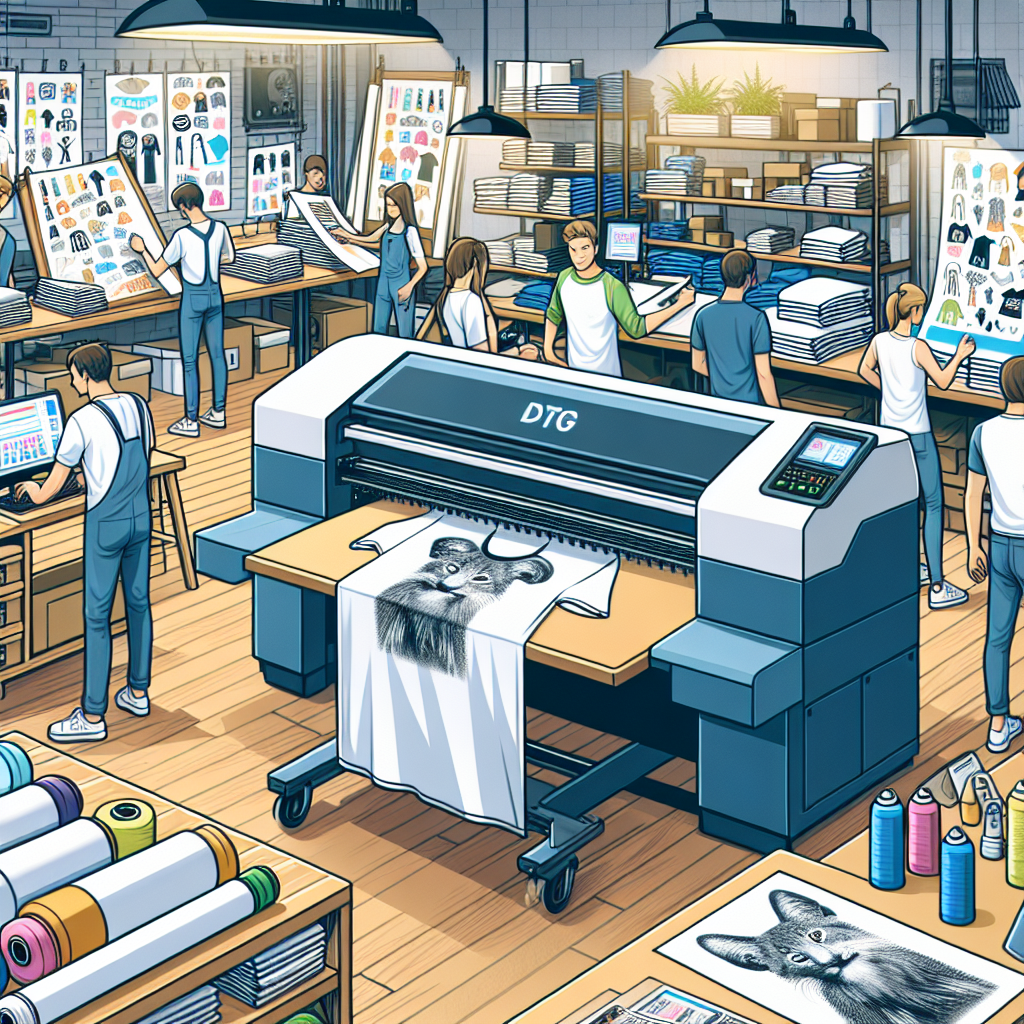 Pop-up retail stores attracting crowds with live DTG apparel customization