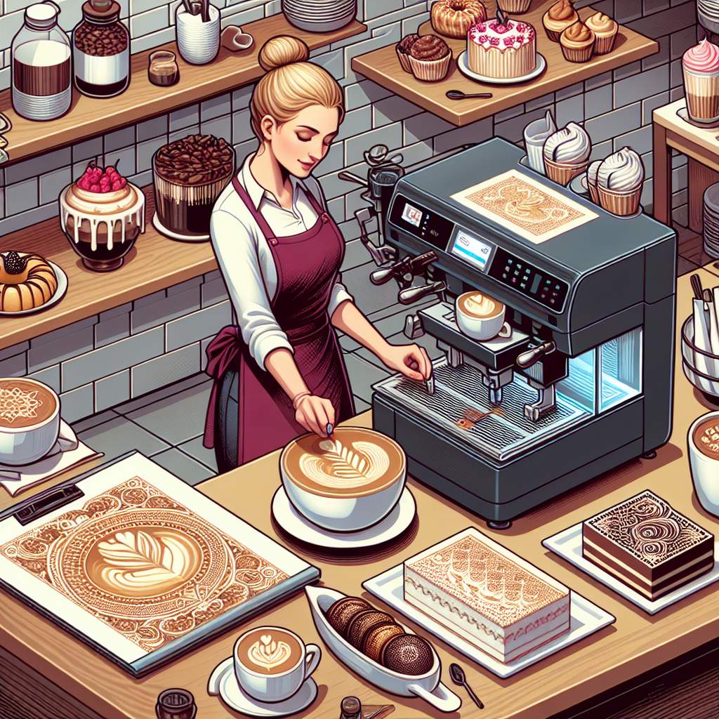 Printed coffee art becoming a storytelling tool at book launches and literary festivals