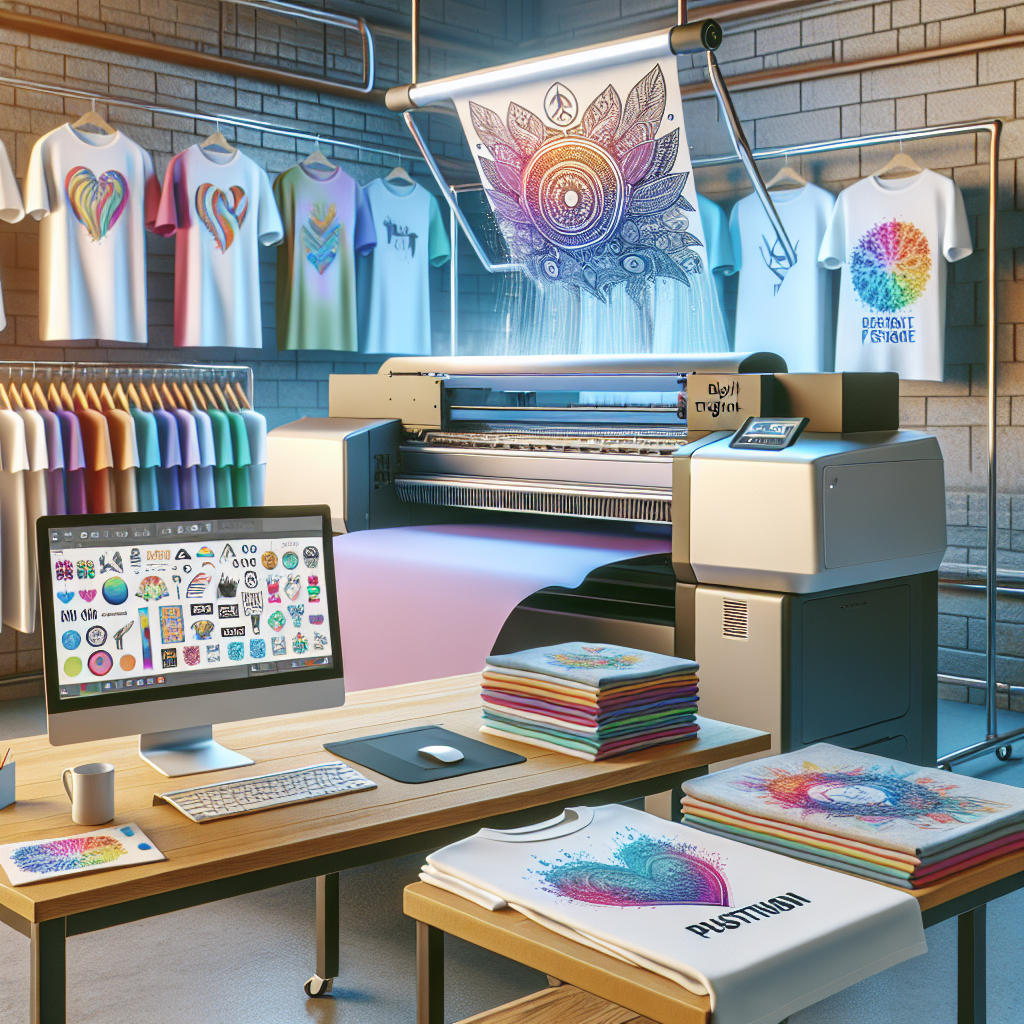 Creative design studios leveraging unlimited color palette powered by DTG graphic trends