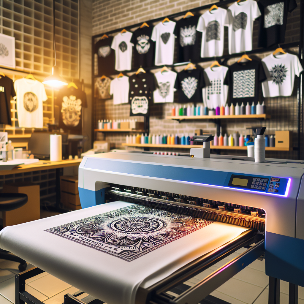 DTG printers allowing fashion students to prototype and test designs in real time