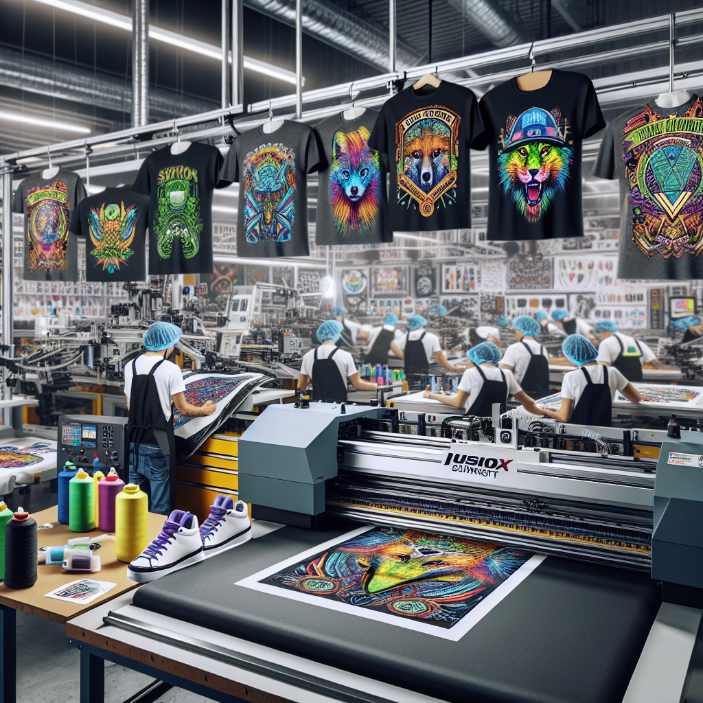 Independent artists turning digital artwork into wearable street fashion using DTG printers