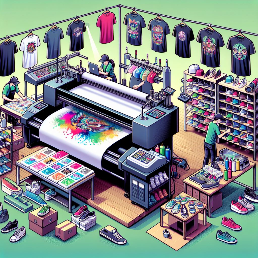 Trade shows incorporating DTG printing for live promotional merchandise creation