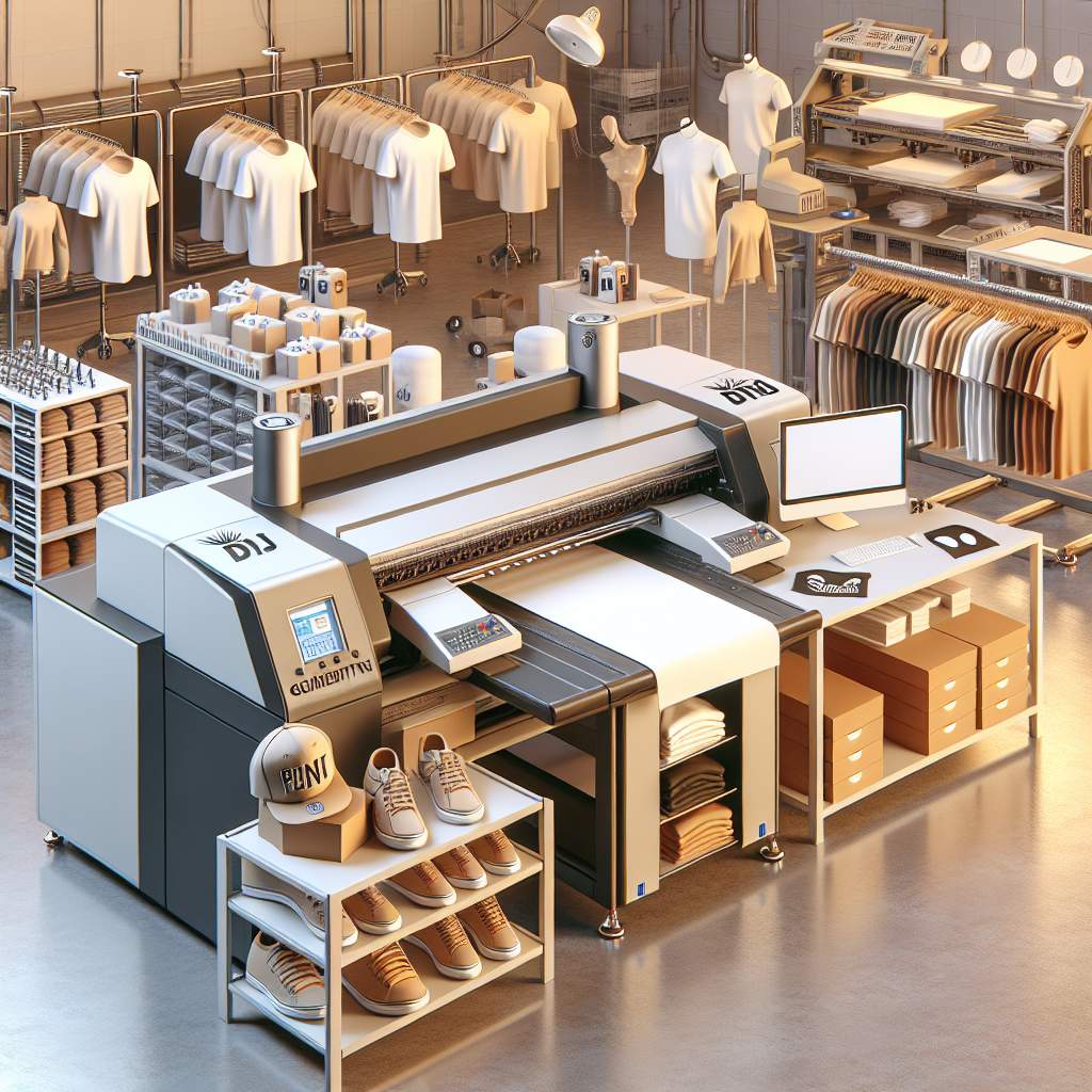 Event organizers producing on-the-spot merchandise using mobile DTG printing setups