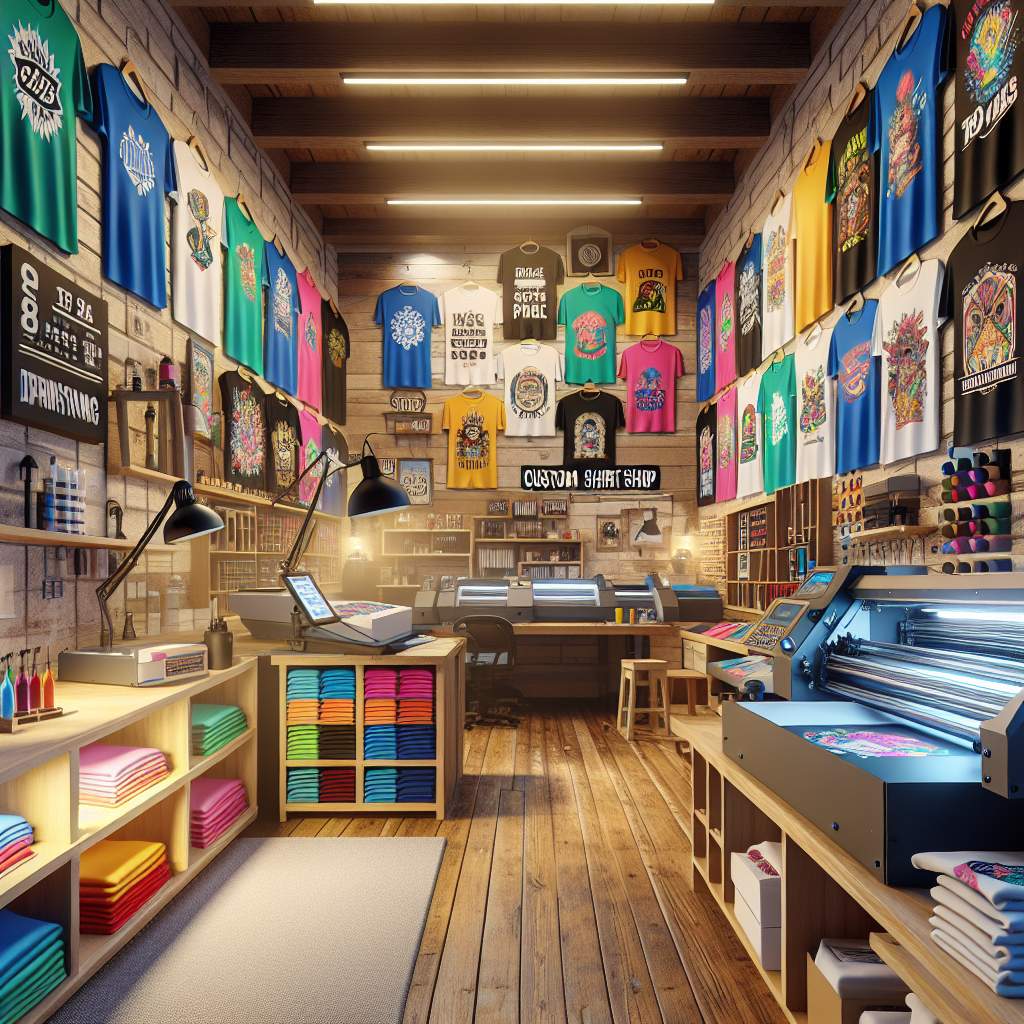 Corporate events gifting attendees DTG printed shirts with personalized names