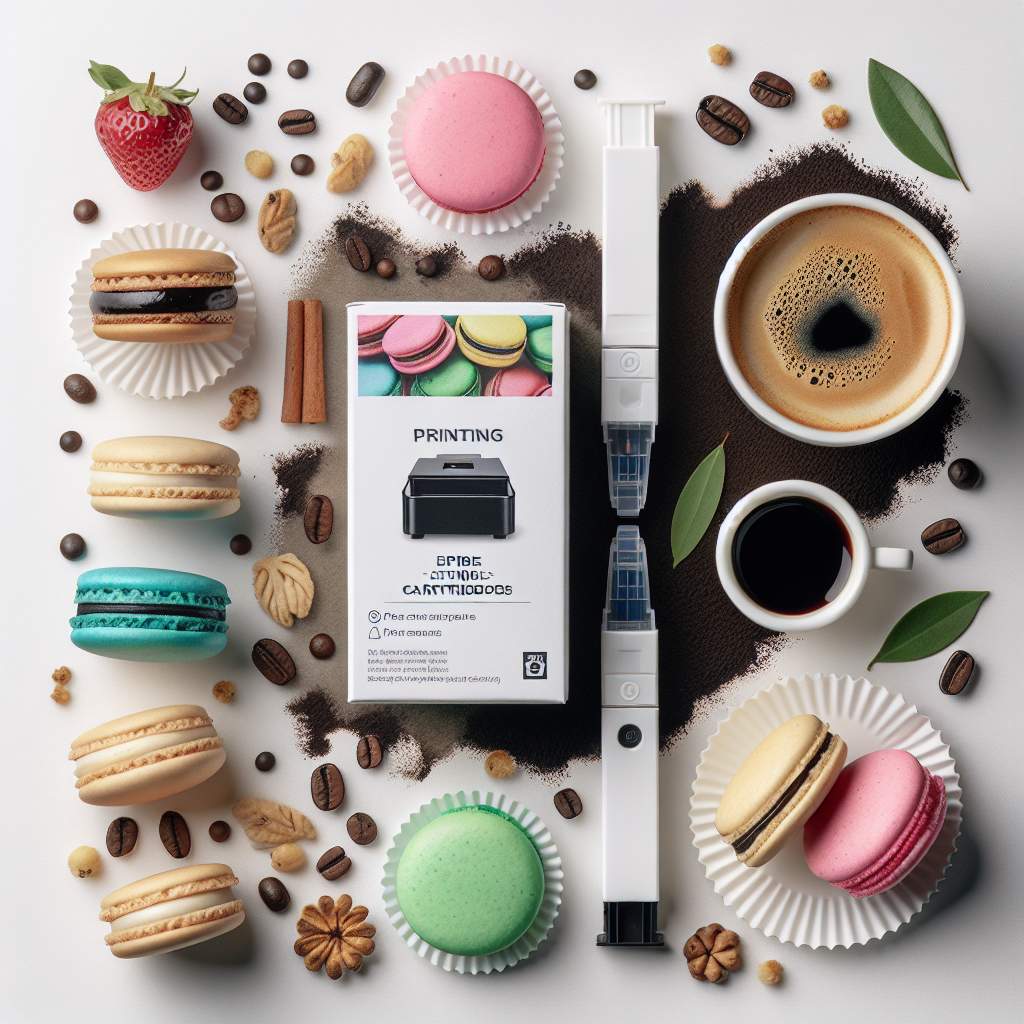 Fashion week backstage lounges offering printed coffee with designer patterns