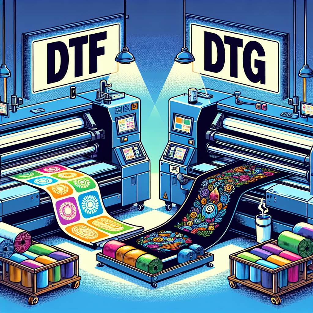 Understanding the Differences Between DTF and DTG Printing Techniques