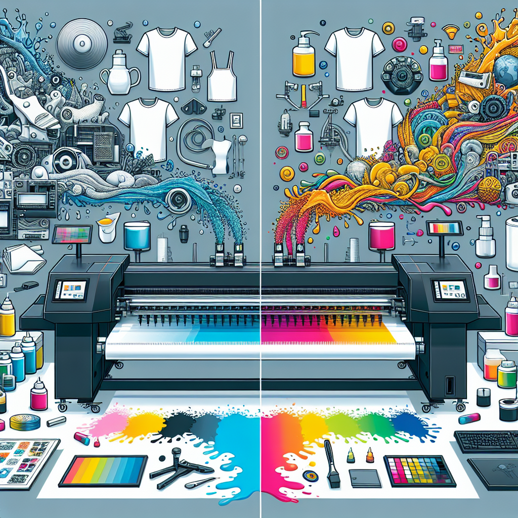 Deciding Between DTF and DTG Printers: Key Insights and Recommendations