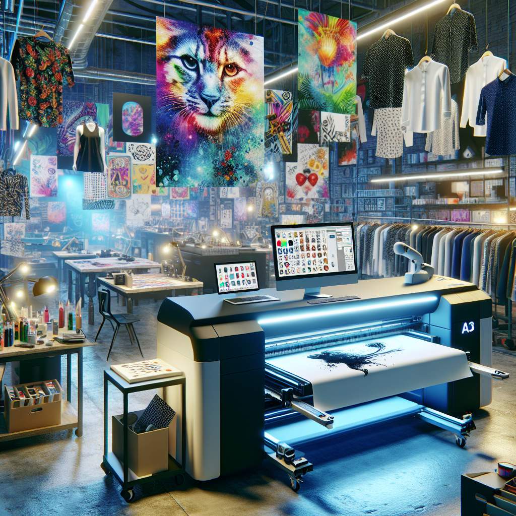 Imprima Seus Sonhos: Como a Impressora A3 DTG Transforma Ideias em Moda