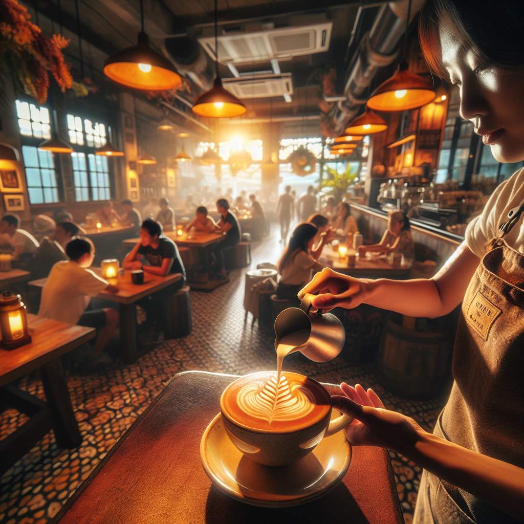 Capturing Customer Smiles with Personalized Latte Designs