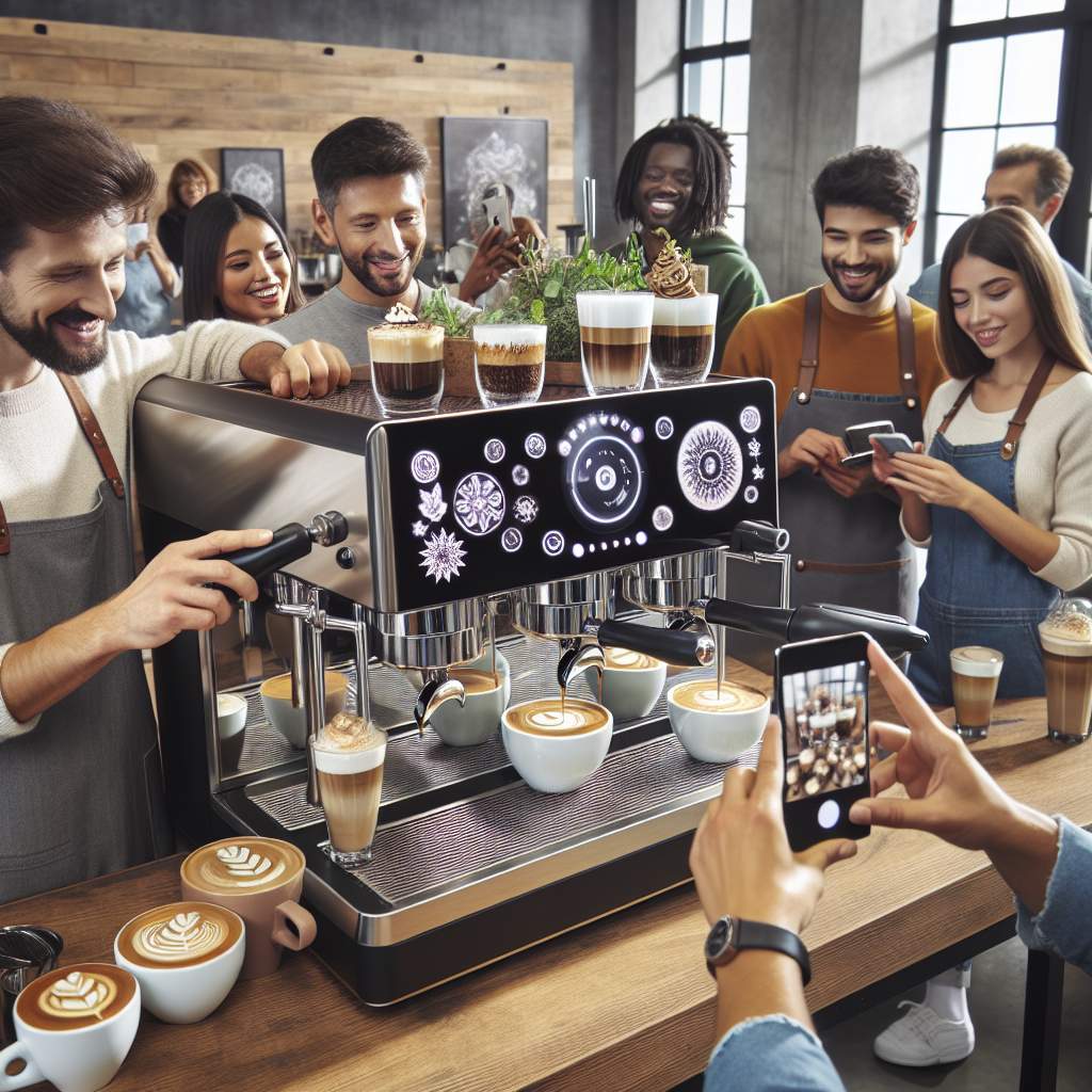 Smart Cafés Embrace Personalized Latte Art to Boost Social Media Buzz