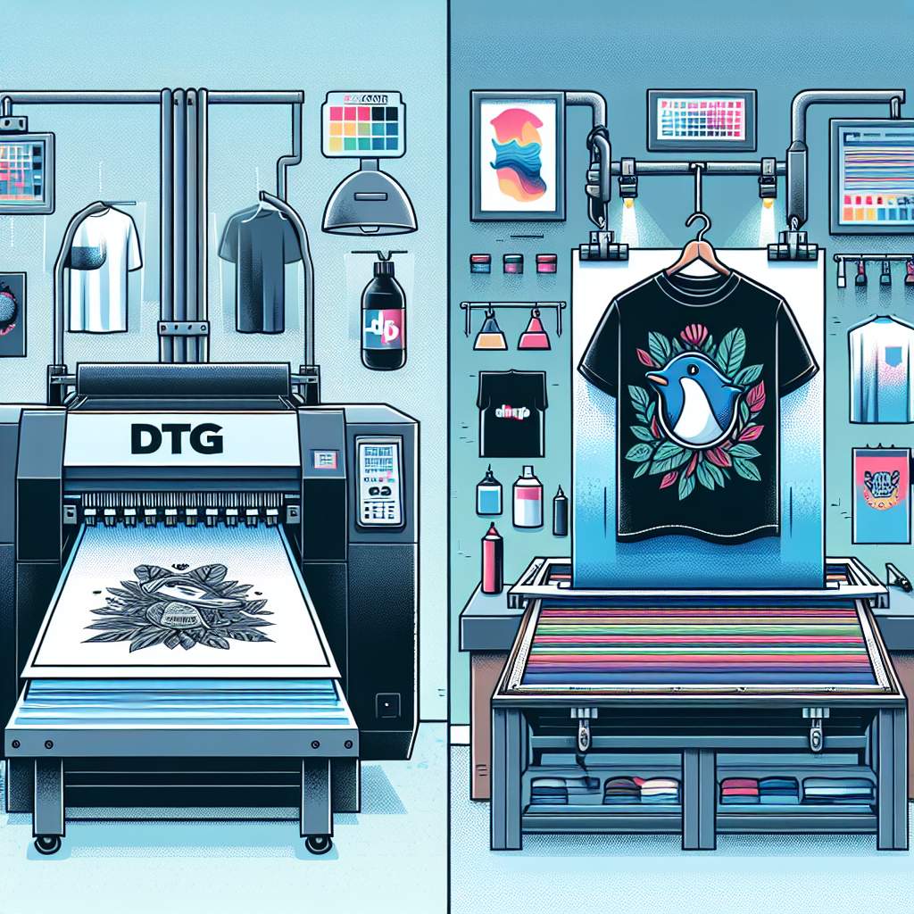 Understanding the Basics of what is DTG Printing and T-Shirt Screen Printing