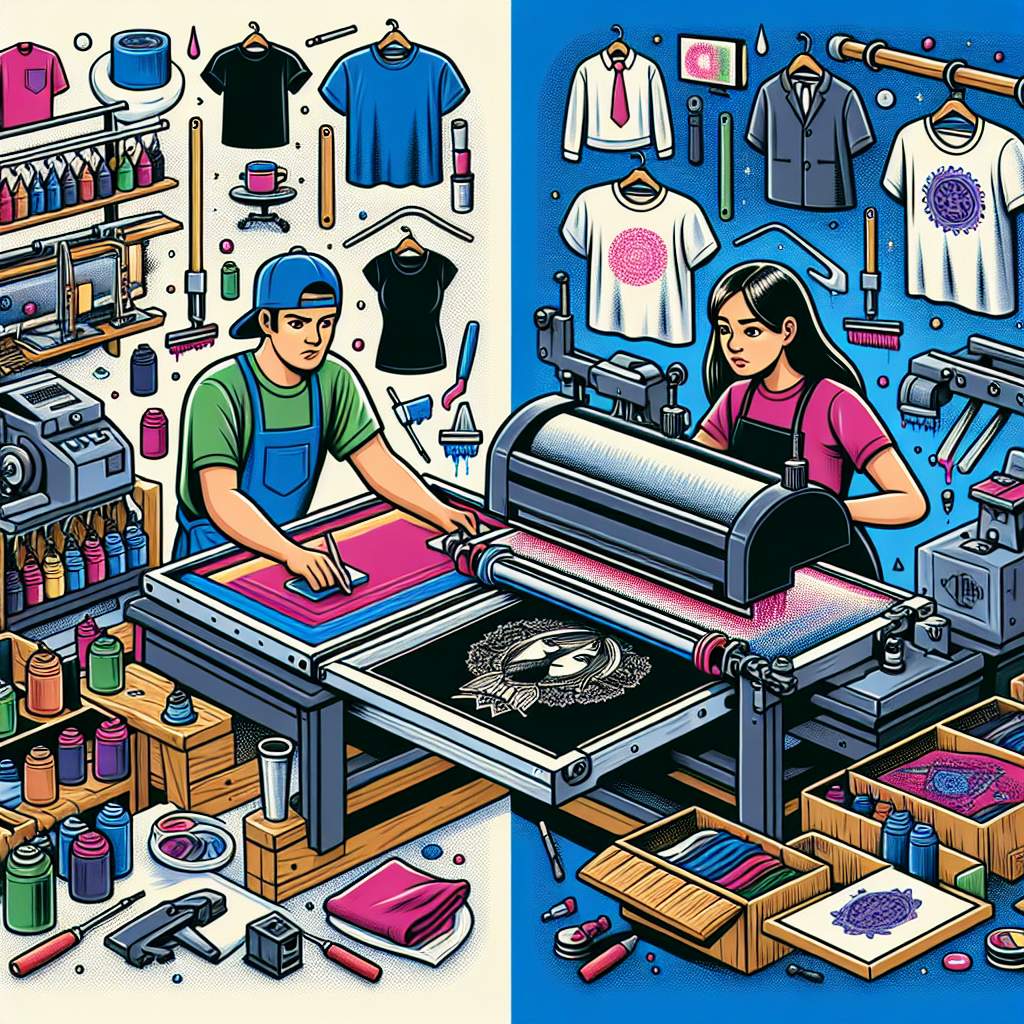 Key Factors When Choosing Between a T-Shirt Printer and a DTG (Direct to Garment) Printer