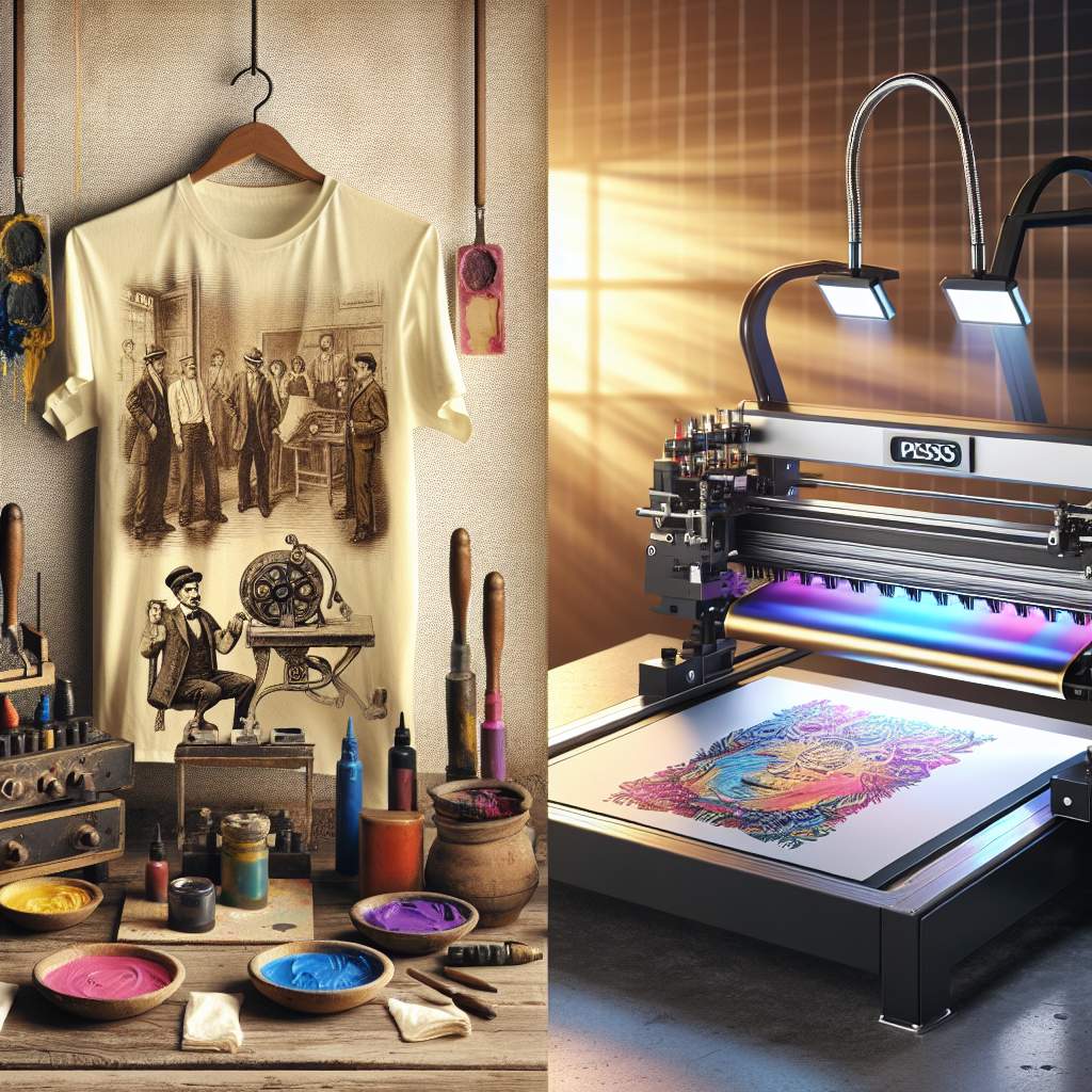 The Evolution of DTG Shirt Printing and Screen Print vs DTG