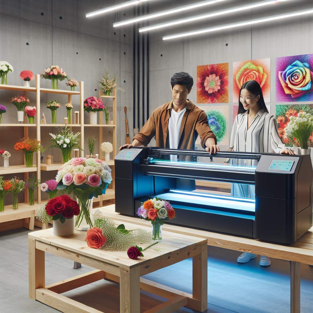 Cómo la tecnología de impresoras de flores está redefiniendo el arte del diseño de ramos