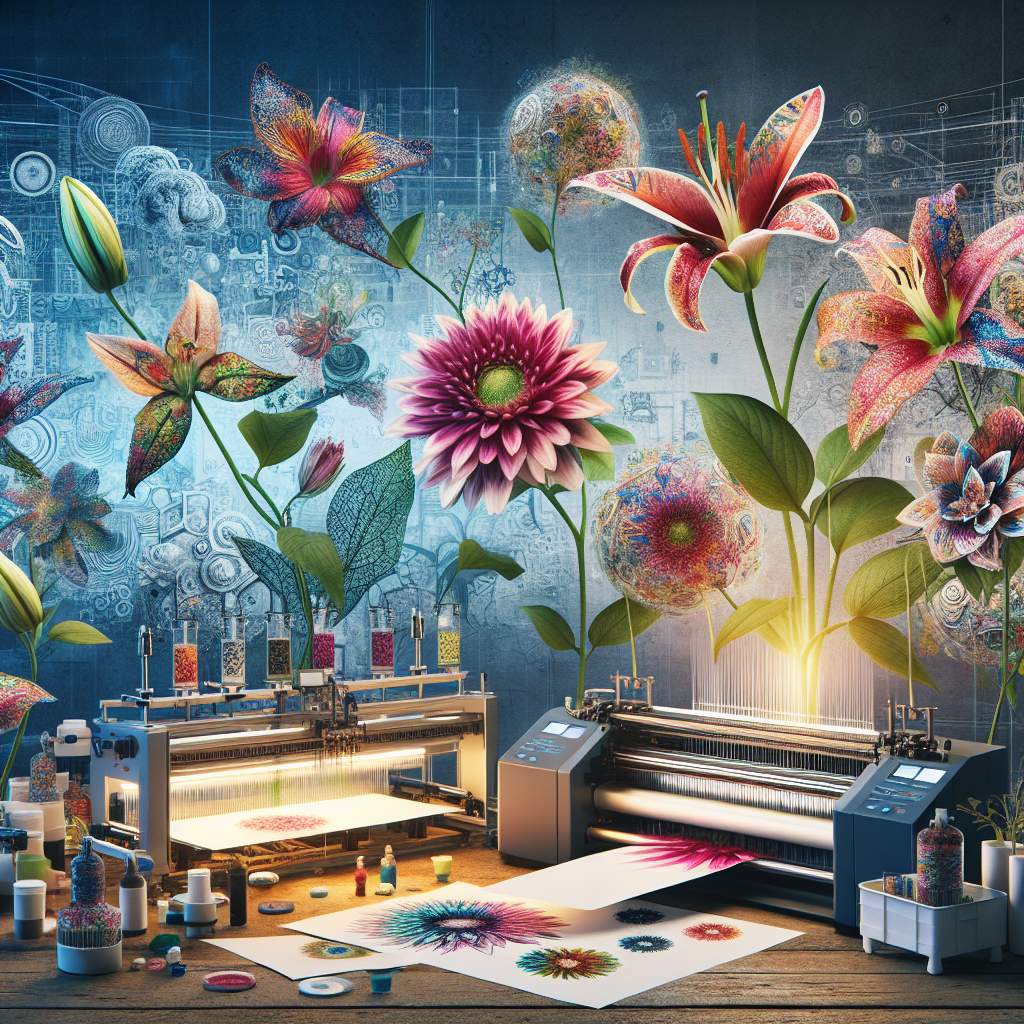 The Intersection of Art and Nature: Flower Printer Designs on Fresh Petals