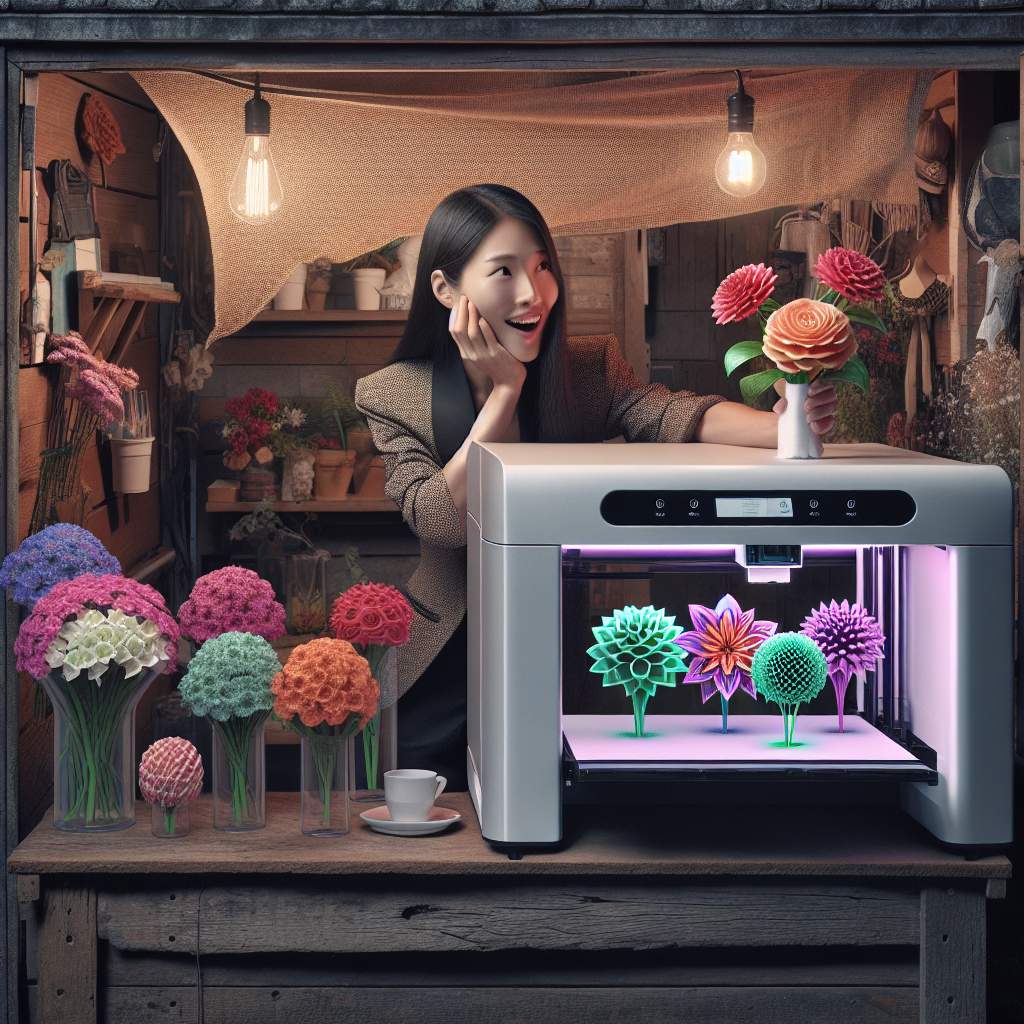 How Small Florists Compete with Big Brands Using Flower Printer Innovation