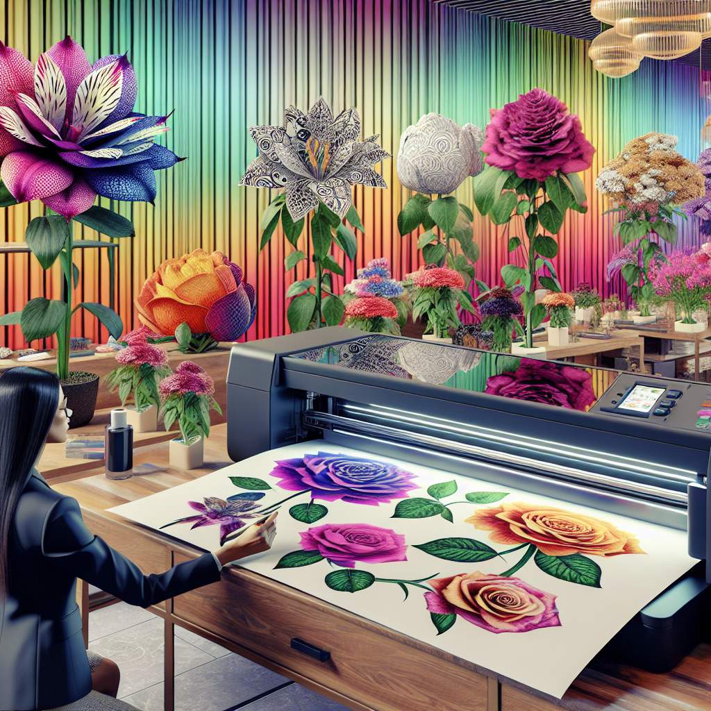 Come la stampante per fiori migliora il branding per fioristi di lusso e negozi di regali