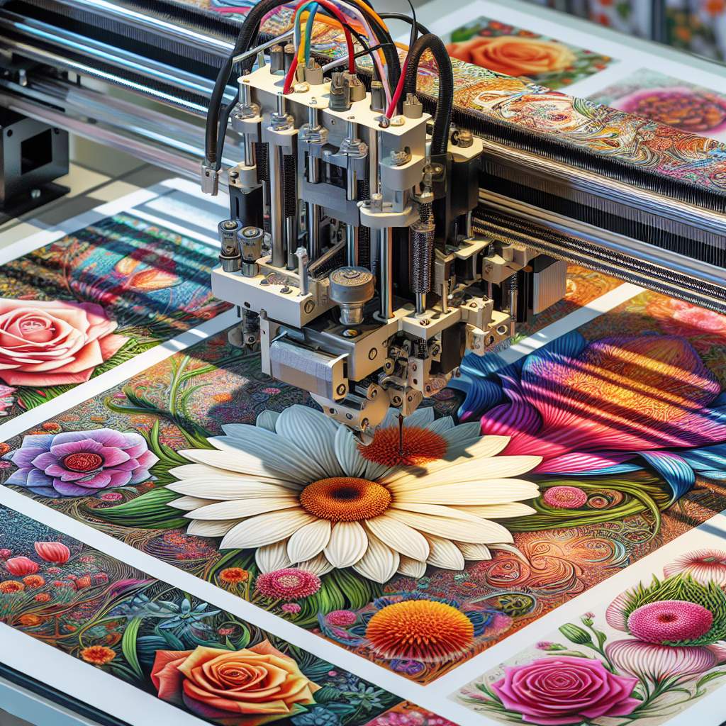 L'Incrocio tra Arte e Natura: Progettazioni di Stampanti per Fiori su Petali Freschi