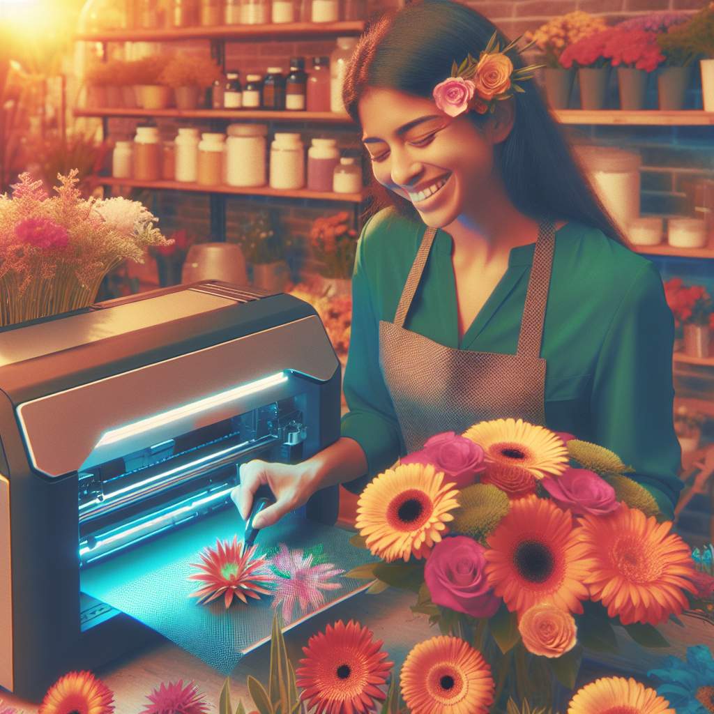 How Small Florists Compete with Big Brands Using Flower Printer Innovation