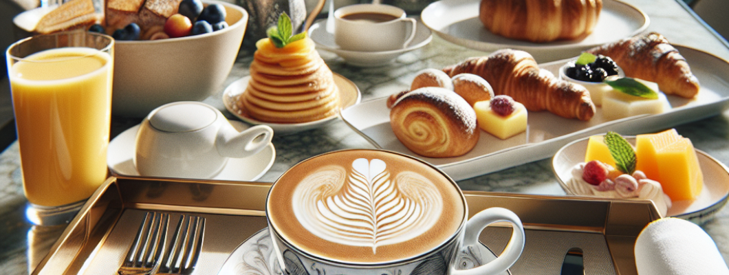 High-end retail stores serving branded printed coffee to VIP shoppers High-end retail stores serving branded printed coffee to VIP shoppers