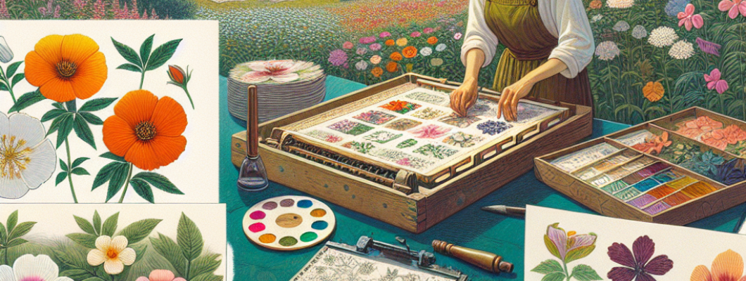 Turning Petals into Canvases: The Art of Flower Printing Turning Petals into Canvases: The Art of Flower Printing