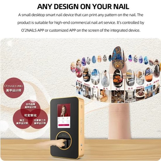 DIY Nageldrucker Nail Art Design Modell 3d Digital Intelligent Nail Art Druckmaschine DIY Nageldrucker Nail Art Design Modell 3d Digital Intelligent Nail Art Druckmaschine