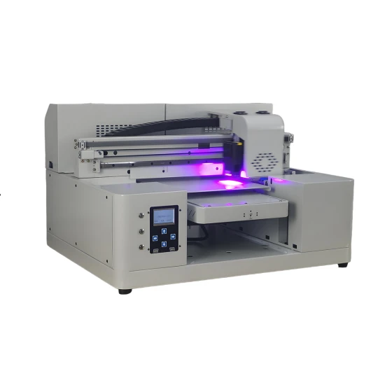 GNFEI A2 Size UV Printer – Embossed Glossy UV Printer A2 UV Printer producing embossed glossy graphics on wood and glass
