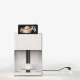 High-Speed Selfie Coffee Printer printing custom image on latte