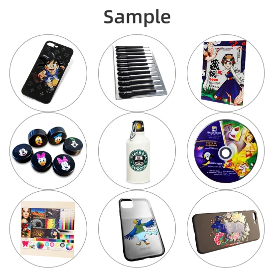 A4 LED UV Printer for Cylinder and Curved Surface Printing