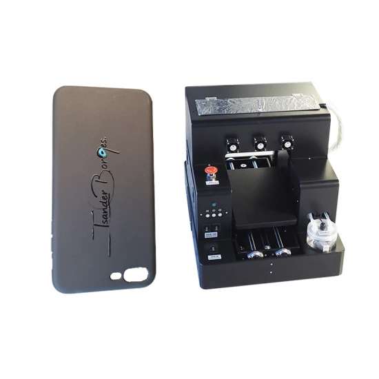 A4 LED UV Printer for Cylinder and Curved Surface Printing